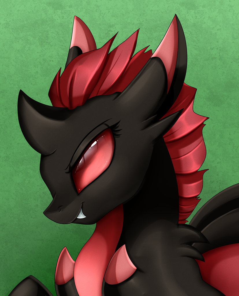 Safe Artist Pridark Oc Oc Only Changeling Bust Changeling Oc Commission