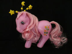 Size: 800x600 | Tagged: safe, artist:customsbypandabear, starswirl, g1, customized toy, fairy brights, fancy swirl ponies, irl, photo, toy