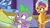 Size: 1920x1080 | Tagged: safe, screencap, sludge (g4), smolder, spike, dragon, father knows beast, g4, bedroom, happy, holding claws, twilight's castle, winged spike, wings