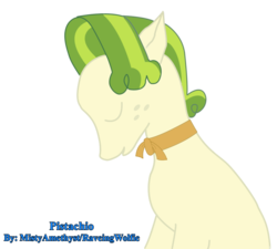 Size: 1333x1200 | Tagged: safe, artist:mistyamethyst, pistachio, pony, g4, my little pony best gift ever, background removed, digital art, male, solo, stallion, teenager, watermark