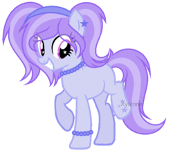 Size: 664x584 | Tagged: safe, artist:xylenneisnotamazing, oc, oc only, oc:fizzy grape, earth pony, pony, female, mare, simple background, solo, transparent background