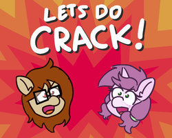 Size: 1000x800 | Tagged: safe, artist:threetwotwo32232, oc, oc:mulberry tart, oc:red stroke, earth pony, pony, unicorn, crack, dialogue, drugs, duo, female, mare
