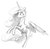 Size: 841x821 | Tagged: safe, artist:nadnerbd, derpibooru exclusive, princess celestia, alicorn, pony, g4, cute, female, flying, long tail, mare, missing accessory, missing cutie mark, simple background, slender, solo, spread wings, sternocleidomastoid, surprised, tail, thin, white background, wings