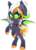 Size: 2409x3384 | Tagged: safe, artist:zombie, oc, oc only, oc:dree deray, bat pony, pony, bat pony oc, choker, female, high res, mare, simple background, slit pupils, solo, spiked choker, transparent background