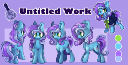 Size: 6883x3488 | Tagged: safe, artist:cutepencilcase, oc, oc:untitled work, commission, cute, female, mare, reference sheet