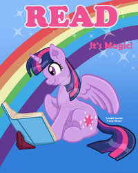 Size: 1024x1280 | Tagged: safe, artist:yoshimarsart, twilight sparkle, alicorn, pony, g4, book, deviantart watermark, female, obtrusive watermark, solo, twilight sparkle (alicorn), watermark