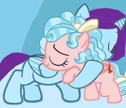 Size: 672x575 | Tagged: safe, artist:princesszee75, artist:sparklegirlmlp, cozy glow, oc, alicorn, pegasus, pony, g4, alicorn oc, base used, canon x oc, cozybetes, cozylove, cute, female, filly, hug, lesbian, princess, reformed, tartarus