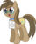 Size: 3165x3825 | Tagged: safe, alternate version, artist:joey, oc, oc only, oc:dawnsong, earth pony, pony, collar, cute, female, glasses, happy, high res, implied hoof holding, lewd, mare, open mouth, pony shaming, show accurate, sign, simple background, smiling, solo, transparent background
