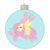 Size: 1181x1181 | Tagged: safe, artist:dyonys, fluttershy, pegasus, pony, g4, chibi, christmas ornament, decoration, female, simple background, transparent background