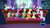 Size: 1920x1080 | Tagged: safe, screencap, auburn vision, berry blend, berry bliss, bifröst, citrine spark, cozy glow, fire quacker, gallus, huckleberry, november rain, ocellus, peppermint goldylinks, sandbar, silverstream, smolder, yona, changedling, changeling, classical hippogriff, dragon, earth pony, griffon, hippogriff, pegasus, pony, unicorn, yak, g4, what lies beneath, animation error, background pony, book, bow, cloven hooves, discovery family, discovery family logo, dragoness, facebooking, female, filly, friendship student, hair bow, jewelry, logo, male, mare, monkey swings, mouth hold, necklace, notebook, notepad, one of these things is not like the others, pencil, school of friendship, sitting, stallion, student six, twilight's castle, varying degrees of want