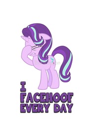 Size: 750x1000 | Tagged: safe, starlight glimmer, pony, unicorn, g4, facehoof, female, mare, simple background, solo, white background