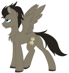 Size: 951x1000 | Tagged: safe, artist:melodytheartpony, doctor whooves, time turner, pegasus, pony, ask discorded whooves, g4, angry, discord whooves, discorded, discorded whooves, male, simple background, solo, spread wings, transparent background, walking