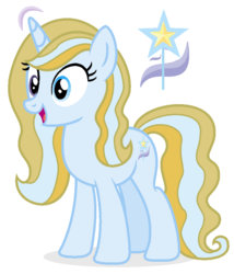 Size: 766x894 | Tagged: safe, artist:lucymarie2000, offspring, parent:prince blueblood, parent:trixie, parents:bluetrix