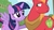 Size: 720x405 | Tagged: safe, edit, edited screencap, screencap, big macintosh, twilight sparkle, alicorn, earth pony, pony, fanfic:twilight sparkle wants to help, g4, fanfic art, fence, pegasus wings, scared, show accurate, tree, twilight sparkle (alicorn)