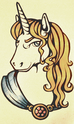Size: 800x1339 | Tagged: safe, artist:paintinggael, prince blueblood, pony, unicorn, g4, bust, head, male, portrait, solo