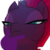 Size: 128x128 | Tagged: artist needed, safe, tempest shadow, g4, my little pony: the movie, emoji, meme, simple background, thinking, transparent background