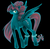 Size: 900x879 | Tagged: safe, artist:minthasumy, oc, oc only, oc:empress lace, alicorn, pony, alicorn oc, black background, female, mare, simple background, solo