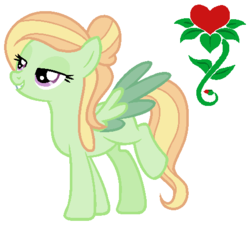 Size: 494x456 | Tagged: safe, artist:lucymarie2000, oc, oc only, oc:windy leaf, pony, base used, cutie mark, female, lidded eyes, mare, offspring, parent:tree hugger, parent:zephyr breeze, parents:zephyrhugger, raised hoof, simple background, solo, white background