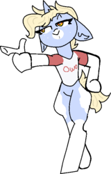 Size: 411x641 | Tagged: safe, artist:nootaz, oc, oc:nootaz, semi-anthro, arm hooves, clothes, default dance, fortnite, fortnite dance, fortnite default dance, owo, solo, suddenly hands