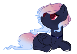 Size: 2200x1545 | Tagged: safe, artist:m-00nlight, oc, oc only, pegasus, pony, female, mare, prone, simple background, solo, transparent background