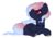 Size: 2200x1545 | Tagged: safe, artist:m-00nlight, oc, oc only, pegasus, pony, female, mare, prone, simple background, solo, transparent background