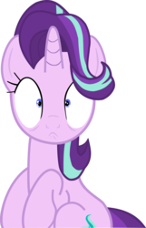 Size: 5000x7757 | Tagged: safe, artist:nicxchy, starlight glimmer, pony, unicorn, g4, to where and back again, absurd resolution, female, frightened, i've seen some shit, solo, vector