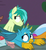 Size: 200x218 | Tagged: safe, screencap, gallus, ocellus, sandbar, silverstream, smolder, earth pony, griffon, pony, g4, my little pony: friendship is magic, school raze, claws, cropped, male, offscreen character, smiling, teenager