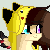 Size: 50x50 | Tagged: safe, artist:space--paws0w0, oc, oc only, oc:asheley, pegasus, pikachu, pony, animated, colored wings, female, gif, hat, heterochromia, mare, multicolored wings, nintendo, pixel art, poké ball, pokémon, raised hoof, simple background, solo, transparent background