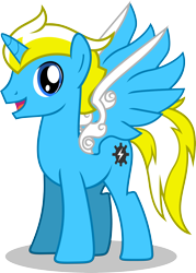 Size: 3191x4469 | Tagged: safe, artist:vector-brony, oc, oc only, cyborg, pony, unicorn, 2019 community collab, derpibooru community collaboration, simple background, solo, transparent background, vector