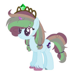 Size: 487x486 | Tagged: safe, artist:jxst-blue, oc, oc only, pony, unicorn, crown, female, jewelry, mare, regalia, simple background, solo, transparent background