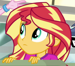 Size: 461x412 | Tagged: safe, screencap, sunset shimmer, equestria girls, g4, my little pony equestria girls: legend of everfree, cropped