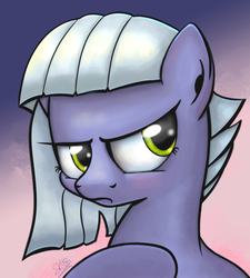 Size: 750x832 | Tagged: safe, artist:dsana, limestone pie, earth pony, pony, g4, female, grumpy, mare, solo