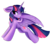 Size: 1500x1500 | Tagged: safe, artist:lunar froxy, twilight sparkle, alicorn, pony, g4, chest fluff, eye clipping through hair, female, mare, simple background, smiling, solo, transparent background, twilight sparkle (alicorn)