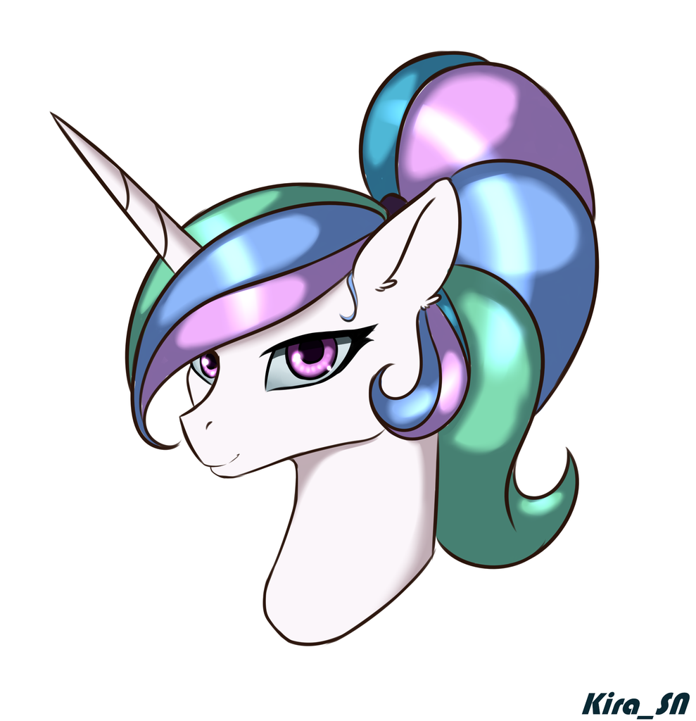 1883588 Safe Artist Kirasunnight Princess Celestia Alternate