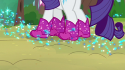 Size: 2208x1242 | Tagged: safe, screencap, rarity, g4, the end in friend, boots, glitter, glitter boots, legs, pictures of legs, shoes