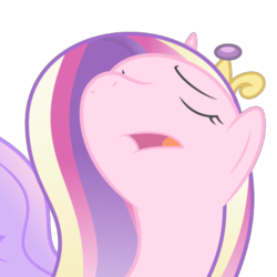 Size: 512x512 | Tagged: safe, princess cadance, pony, g4, the crystal empire, background removed, faic, female, majestic as fuck, simple background, solo, transparent background, wuuh