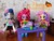 Size: 1600x1200 | Tagged: safe, artist:whatthehell!?, bon bon, fluttershy, pinkie pie, spike, sweetie drops, dog, equestria girls, g4, chair, clothes, dead, dinner, doll, equestria girls minis, female, food, holiday, irl, kitchen, kitchen furniture, knife, male, parody, photo, rope, shoes, skirt, spike the dog, stove, table, thanksgiving, tied up, toy, x eyes