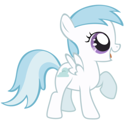 Size: 900x900 | Tagged: safe, artist:pageturner1988, cotton cloudy, pegasus, pony, call of the cutie, g4, background pony, female, filly, foal, looking up, raised hoof, simple background, solo, transparent background, vector