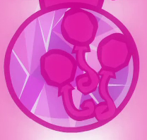 Size: 208x199 | Tagged: safe, pinkie pie, equestria girls, equestria girls series, forgotten friendship, most likely to be forgotten, close-up, cropped, cutie mark, geode of sugar bombs, magical geodes, no pony