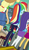 Size: 479x824 | Tagged: safe, screencap, applejack, rainbow dash, rarity, sunset shimmer, equestria girls, equestria girls specials, g4, my little pony equestria girls: better together, my little pony equestria girls: forgotten friendship, cropped, cute, dashabetes, female, rainbutt dash, rear view