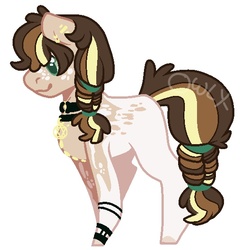 Size: 538x555 | Tagged: safe, artist:vintage-owll, oc, oc only, earth pony, pony, female, mare, simple background, solo, white background