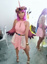 Size: 3016x4032 | Tagged: safe, princess cadance, human, g4, clothes, cosplay, costume, irl, irl human, malaysia, photo, photography, the friendship express