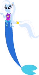 Size: 390x733 | Tagged: safe, artist:selenaede, artist:user15432, trixie, mermaid, equestria girls, g4, base used, bracelet, clothes, cutie mark on human, fins, hasbro, hasbro studios, jewelry, mermaid tail, mermaidized, necklace, pearl necklace, ponied up, pony ears, solo, species swap, tail