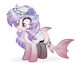 Size: 941x858 | Tagged: safe, artist:_spacemonkeyz_, oc, oc only, oc:mermaid dreams, monster pony, original species, pony, shark pony, female, fishnet stockings, mare, simple background, solo, transparent background