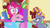 Size: 1280x720 | Tagged: safe, screencap, gummy, limestone pie, pinkie pie, g4, my little pony best gift ever, hat, present