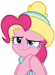 Size: 3000x4069 | Tagged: safe, artist:sollace, pinkie pie, earth pony, pony, best gift ever, g4, .svg available, clothes, female, hat, plotting, scarf, show accurate, simple background, solo, transparent background, vector, winter outfit