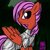 Size: 894x894 | Tagged: safe, artist:ladycookie, pegasus, pony, armor, forest, full plate armor, looking at you, pink mane, profile, red coat, wings