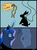 Size: 729x984 | Tagged: safe, artist:bitshift, princess luna, alicorn, pony, g4, comic, female, glowing horn, horn, levitation, magic, mare, peytral, regalia, solo, telekinesis, tiara