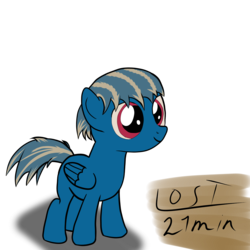 Size: 5000x5000 | Tagged: safe, artist:lost, oc, oc only, oc:evening mist, pegasus, pony, absurd resolution, colt, cute, femboy, hoof fluff, male, messy mane, ocbetes, purple eyes, simple background, smiling, solo, text, transparent background