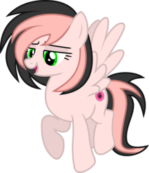 Size: 3997x4632 | Tagged: safe, artist:melodismol, oc, oc:pippi pone, pegasus, pony, flying, inkscape, simple background, transparent background, vector